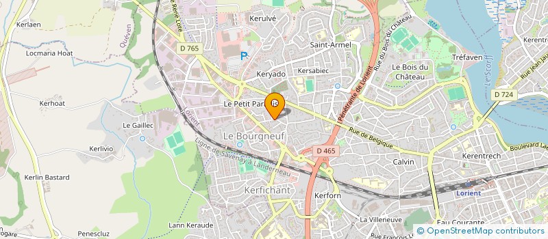 localisation de l'entreprise MONSIEUR JEAN MESSAROVITCH à LORIENT