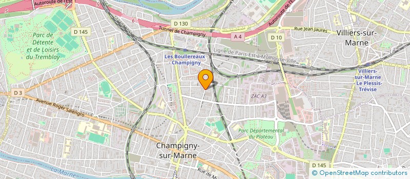 localisation de l'entreprise MONSIEUR JEAN MESTRE à CHAMPIGNY-SUR-MARNE