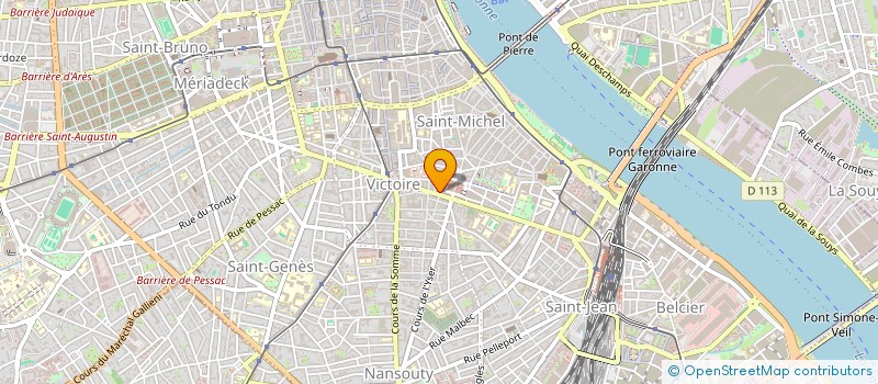 localisation de l'entreprise MONSIEUR JEAN MESTRESSAT  BORDEAUX