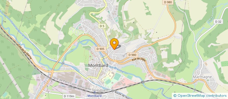 localisation de l'entreprise MONSIEUR JEAN METAIS à MONTBARD
