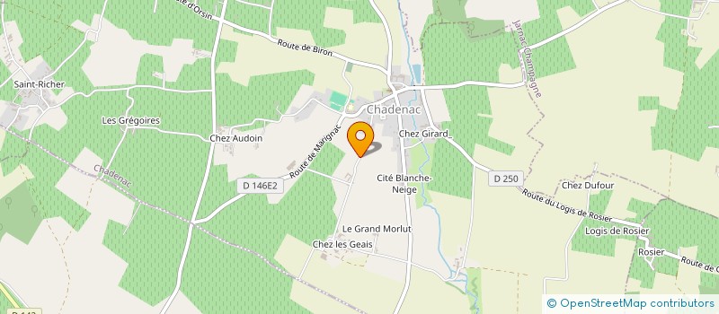 localisation de l'entreprise MONSIEUR JEAN METAYER à CHADENAC