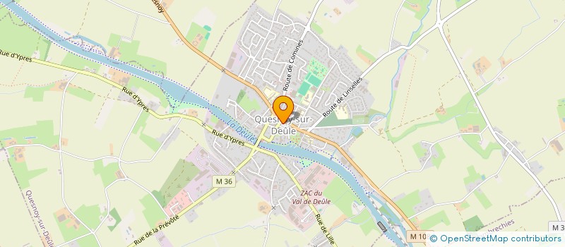 localisation de l'entreprise MONSIEUR JEAN METBACH à QUESNOY-SUR-DEULE