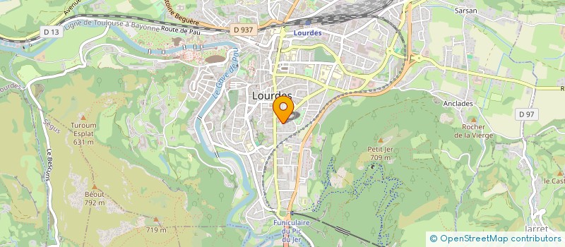 localisation de l'entreprise MONSIEUR JEAN METOIS  LOURDES