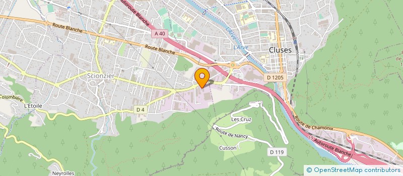 localisation de l'entreprise MONSIEUR JEAN METRAL  SCIONZIER