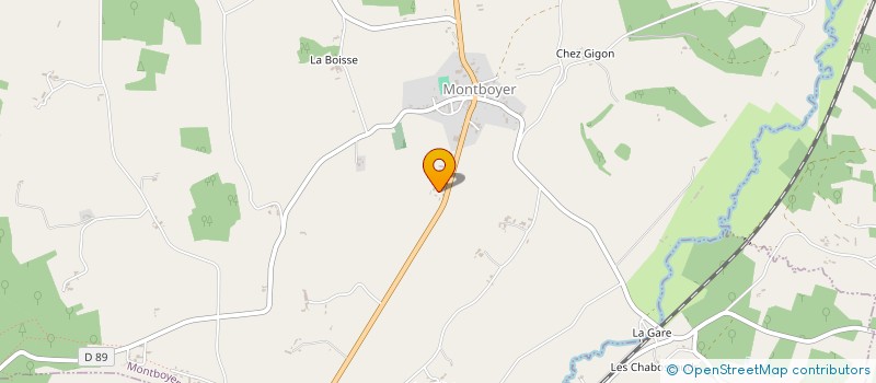 localisation de l'entreprise MONSIEUR JEAN METREAU  MONTBOYER