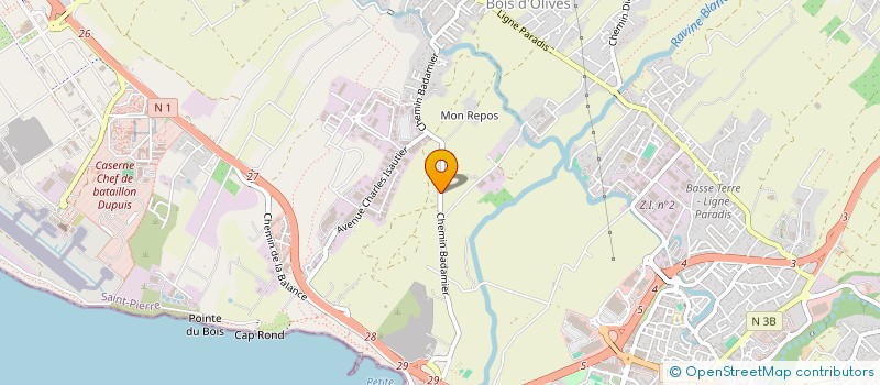 localisation de l'entreprise MONSIEUR JEAN METRO  SAINT-PIERRE