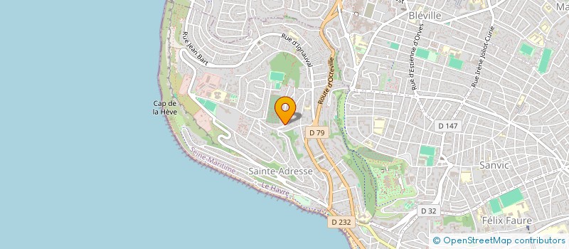 localisation de l'entreprise MONSIEUR JEAN METZGER à SAINTE-ADRESSE