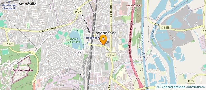 localisation de l'entreprise MONSIEUR JEAN METZINGER à HAGONDANGE