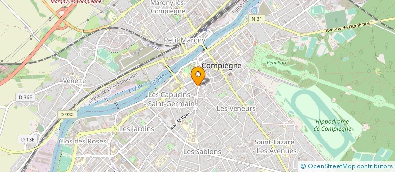 localisation de l'entreprise MONSIEUR JEAN MEUNIER à COMPIEGNE