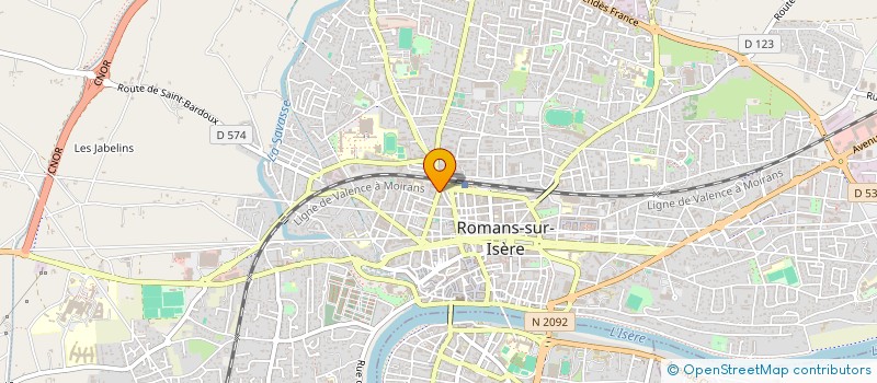 localisation de l'entreprise MONSIEUR JEAN MEUNIER à ROMANS-SUR-ISERE