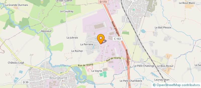 localisation de l'entreprise MONSIEUR JEAN MEUNIER  BOURGBARRE