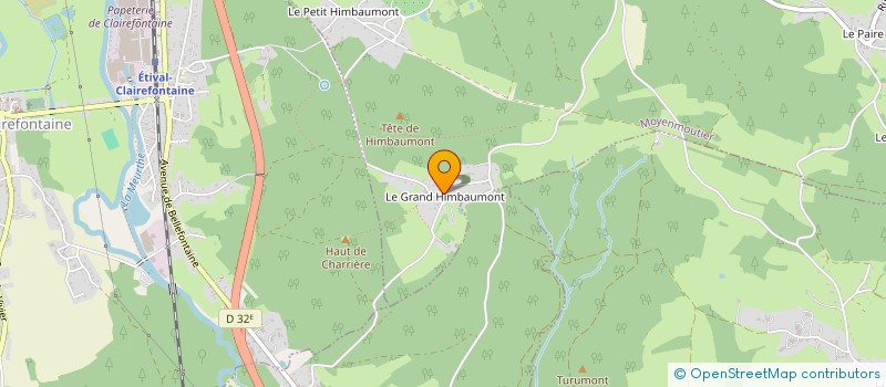 localisation de l'entreprise MONSIEUR JEAN MEYER  MOYENMOUTIER