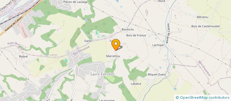 localisation de l'entreprise MONSIEUR JEAN MEYER à BON-ENCONTRE