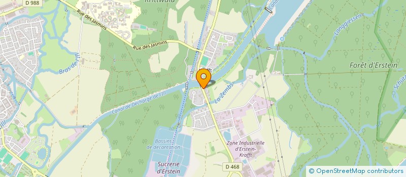 localisation de l'entreprise MONSIEUR JEAN MEYER  ERSTEIN