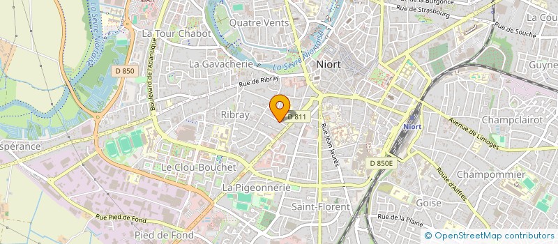 localisation de l'entreprise MONSIEUR JEAN MEYER à NIORT