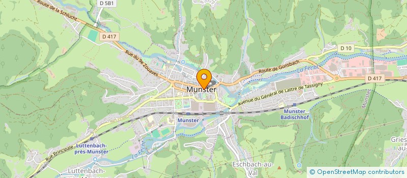 localisation de l'entreprise MONSIEUR JEAN MEYER  MUNSTER