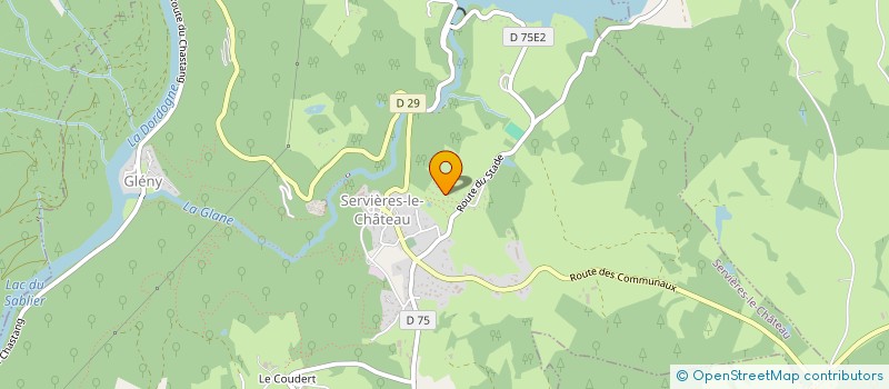 localisation de l'entreprise MONSIEUR JEAN MEYNIER  RILHAC-XAINTRIE