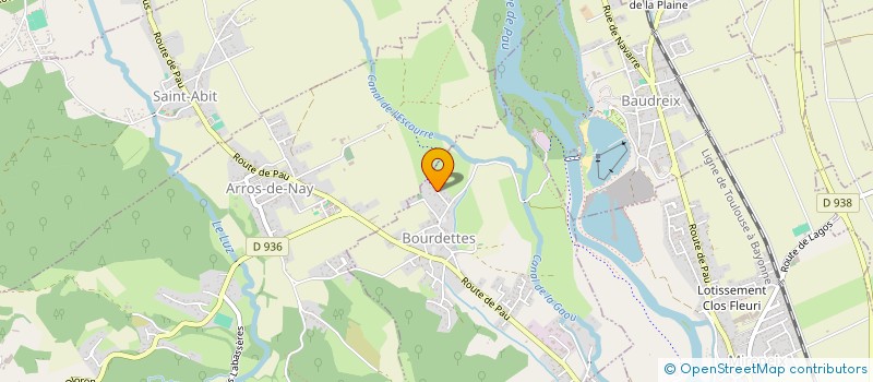 localisation de l'entreprise MONSIEUR JEAN MEZEIX  BOURDETTES