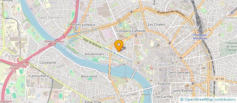 localisation de l'entreprise MONSIEUR JEAN MIAILHE à TOULOUSE