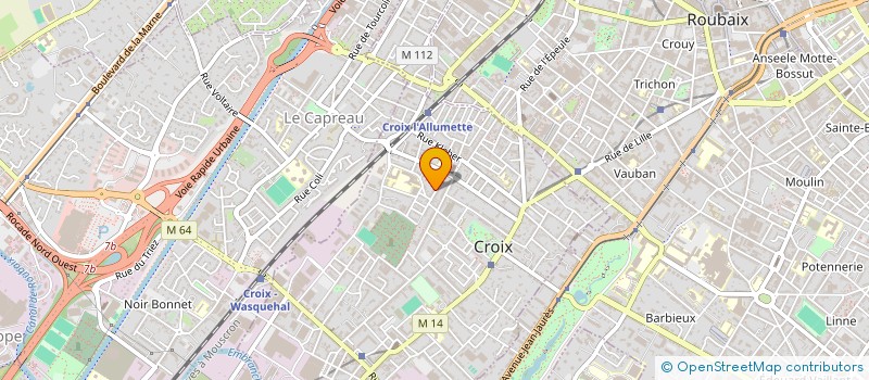 localisation de l'entreprise MONSIEUR JEAN MIAILLE  CROIX