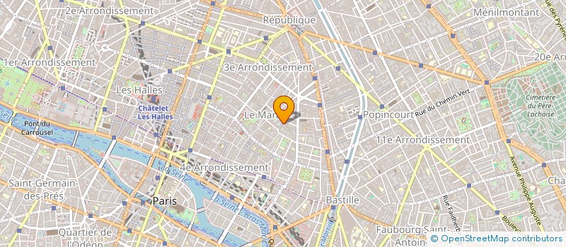 localisation de l'entreprise MONSIEUR JEAN MIAUX à PARIS