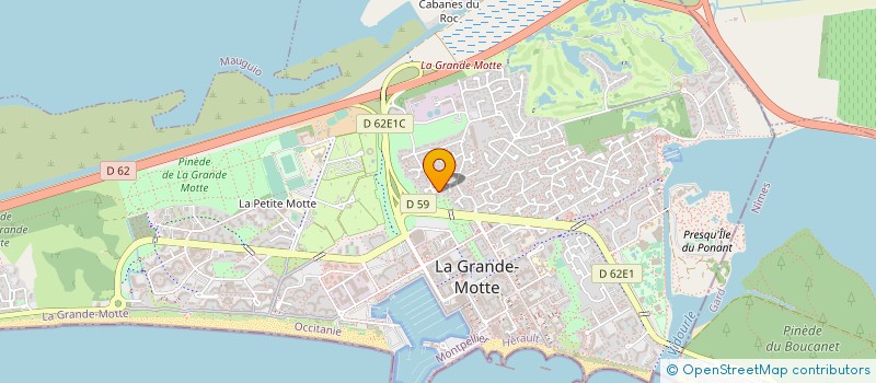 localisation de l'entreprise MONSIEUR JEAN MICALEF  LA GRANDE-MOTTE