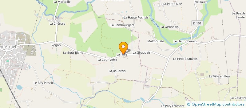 localisation de l'entreprise MONSIEUR JEAN MICAULT  SAINT-ARMEL