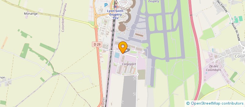 localisation de l'entreprise MONSIEUR JEAN MICHARD  COLOMBIER-SAUGNIEU