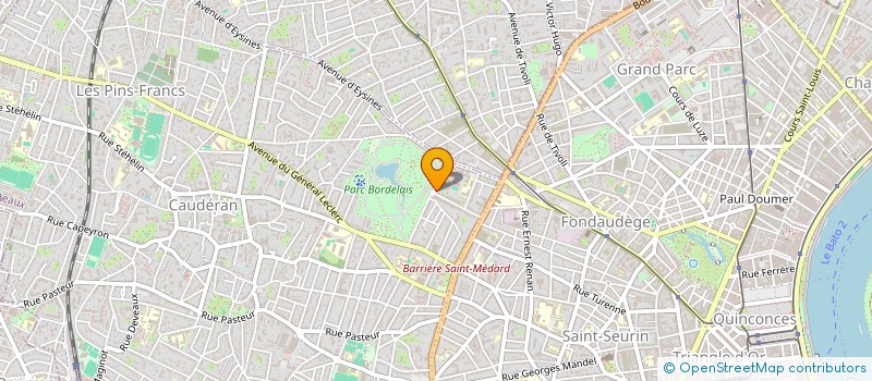 localisation de l'entreprise MONSIEUR JEAN MICHAUD  BORDEAUX