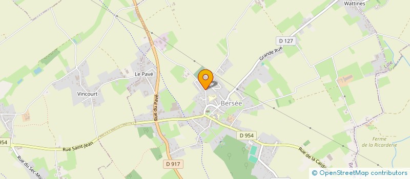 localisation de l'entreprise MONSIEUR JEAN MICHEL à BERSEE