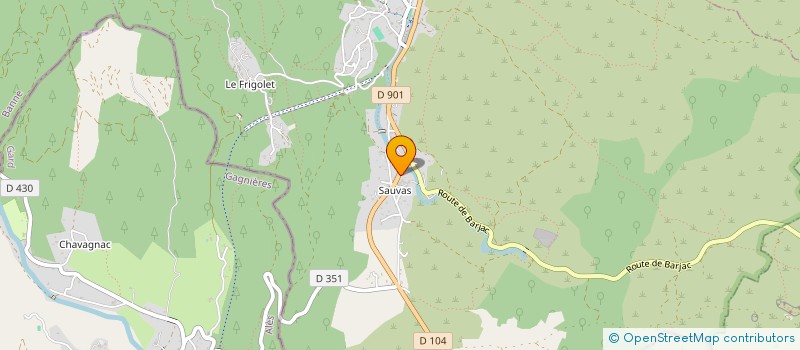 localisation de l'entreprise MONSIEUR JEAN-MICHEL ABRY  SAINT-PAUL-LE-JEUNE