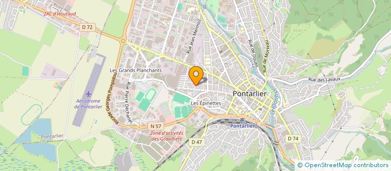 localisation de l'entreprise MONSIEUR JEAN-MICHEL ABT à PONTARLIER