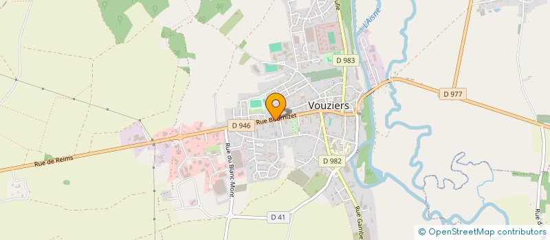 localisation de l'entreprise MONSIEUR JEAN-MICHEL ADRIAN à VOUZIERS