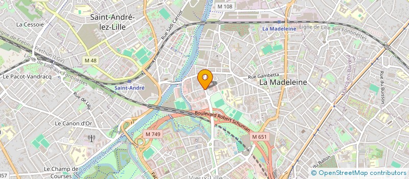 localisation de l'entreprise MONSIEUR JEAN-MICHEL AGRAIN à LA MADELEINE