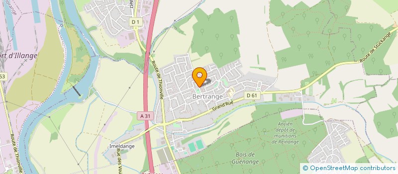 localisation de l'entreprise MONSIEUR JEAN MICHEL AIME AUBERT  BERTRANGE