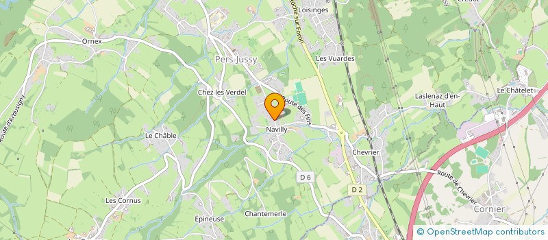 localisation de l'entreprise MONSIEUR JEAN-MICHEL ALLAMAND à PERS-JUSSY
