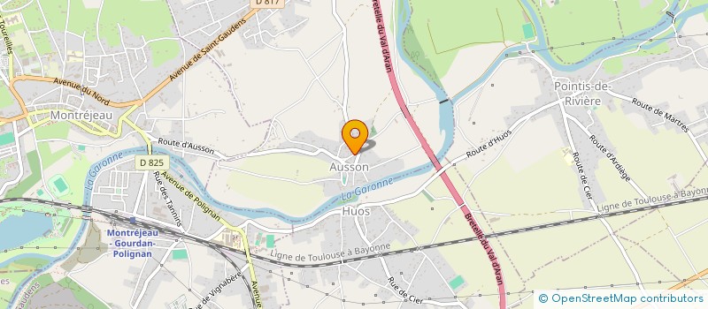 localisation de l'entreprise MONSIEUR JEAN-MICHEL ALVADO  MONTREJEAU