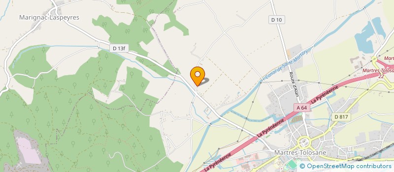 localisation de l'entreprise MONSIEUR JEAN MICHEL ANDRIEUX  MARTRES-TOLOSANE