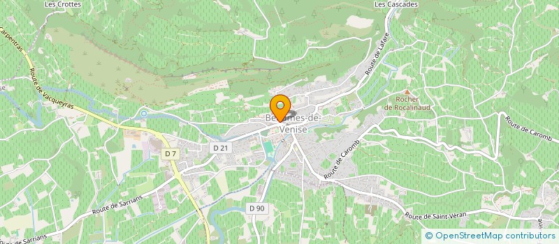 localisation de l'entreprise MONSIEUR JEAN MICHEL ARAGUES  BEAUMES-DE-VENISE