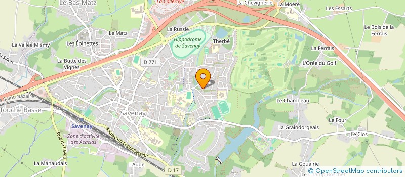 localisation de l'entreprise MONSIEUR JEAN-MICHEL ARDEOIS  LAVAU-SUR-LOIRE