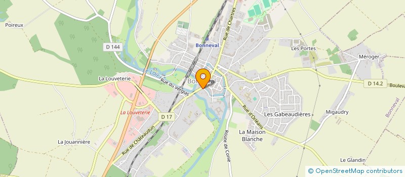 localisation de l'entreprise MONSIEUR JEAN-MICHEL AUBRY  BONNEVAL