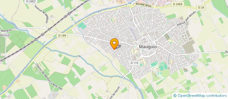 localisation de l'entreprise MONSIEUR JEAN MICHEL AUDISIO  MAUGUIO