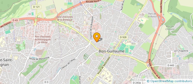 localisation de l'entreprise MONSIEUR JEAN-MICHEL AUGER à BOIS-GUILLAUME