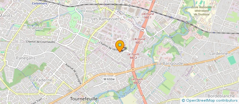 localisation de l'entreprise MONSIEUR JEAN-MICHEL AUGER à COLOMIERS