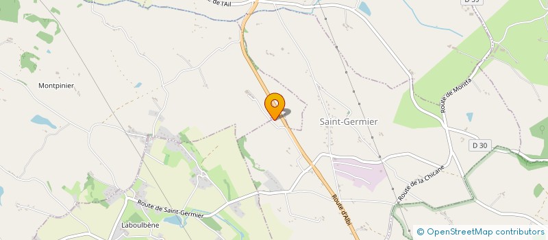 localisation de l'entreprise MONSIEUR JEAN MICHEL AUQUE TREILLE  SAINT-GERMIER