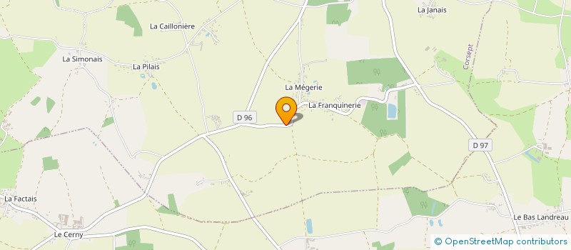 localisation de l'entreprise MONSIEUR JEAN-MICHEL BACONNAIS  CORSEPT