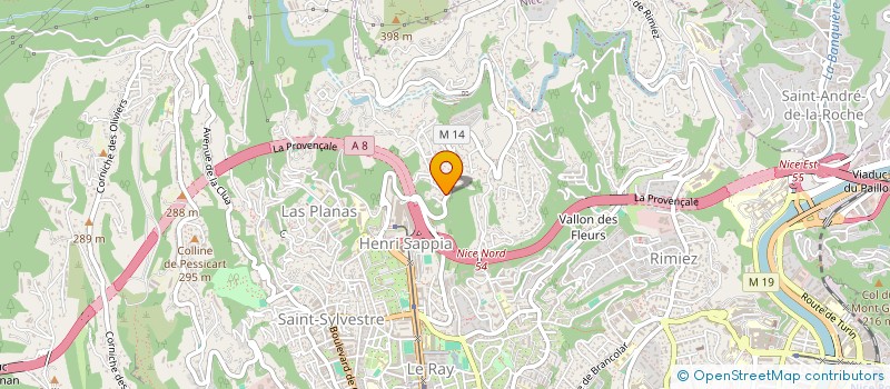 localisation de l'entreprise MONSIEUR JEAN MICHEL BAJON  NICE