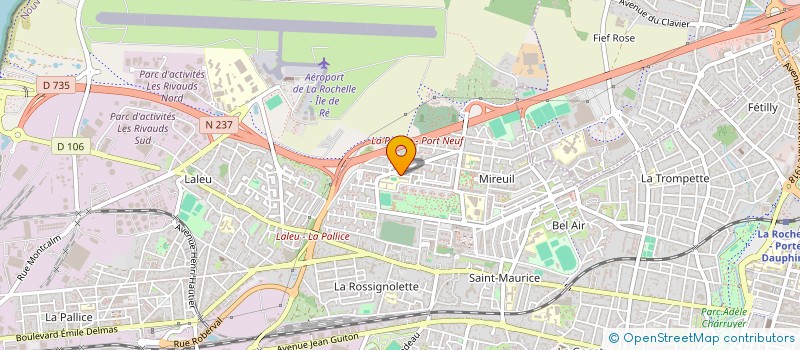 localisation de l'entreprise MONSIEUR JEAN MICHEL BARBE  LA ROCHELLE