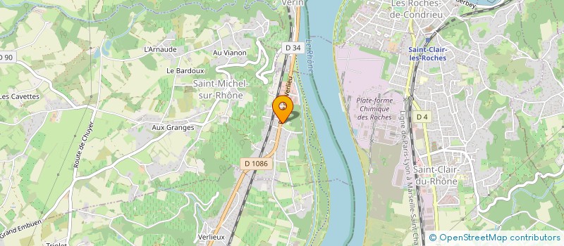 localisation de l'entreprise MONSIEUR JEAN MICHEL BARIOT  CHAVANAY