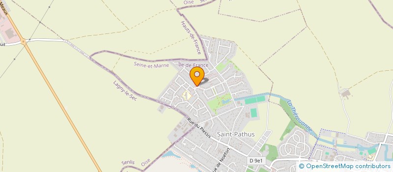 localisation de l'entreprise MONSIEUR JEAN-MICHEL BARTHE  SAINT-PATHUS